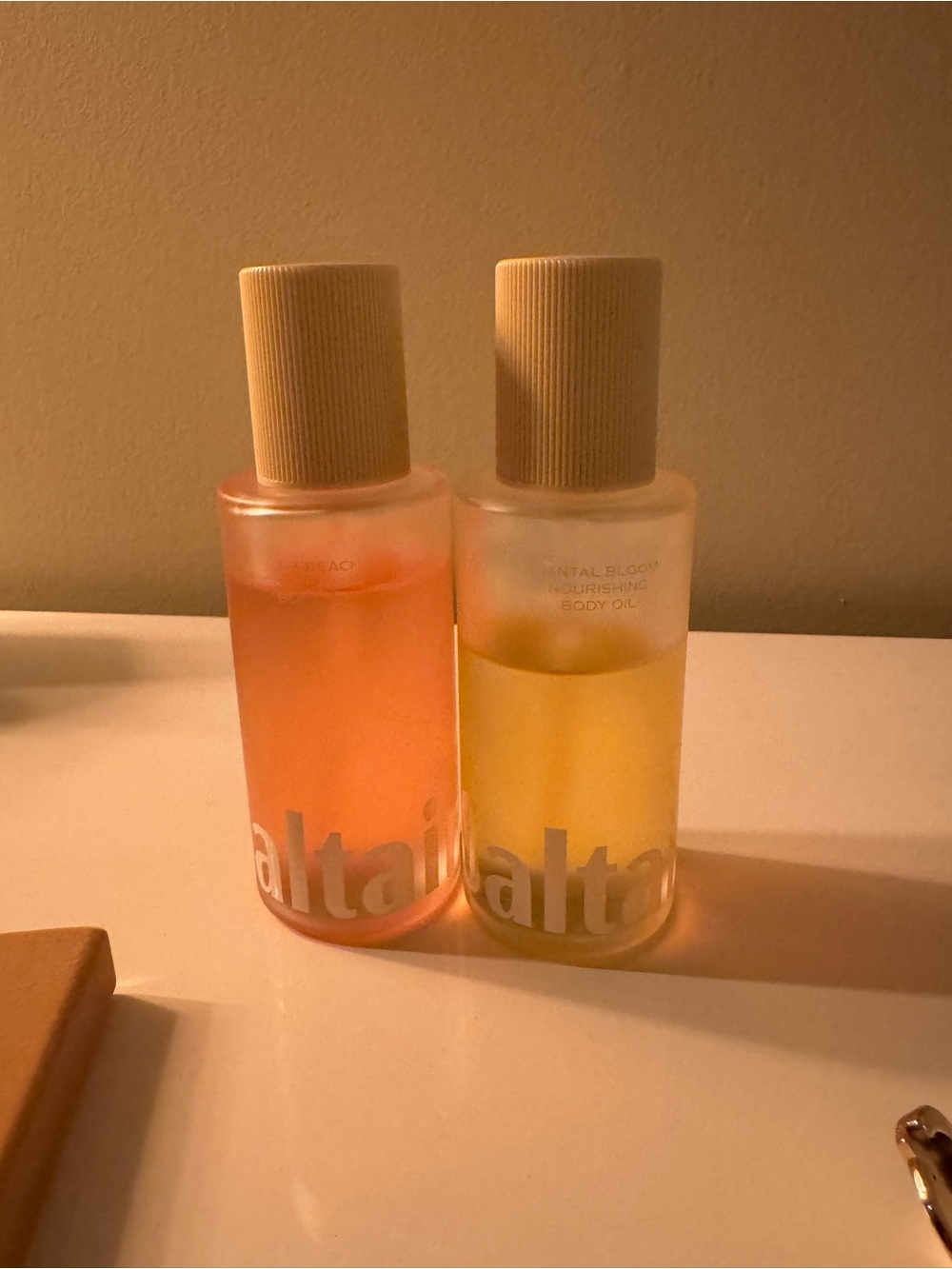 Saltair Body Oil Duo — pink beach and santal bloom